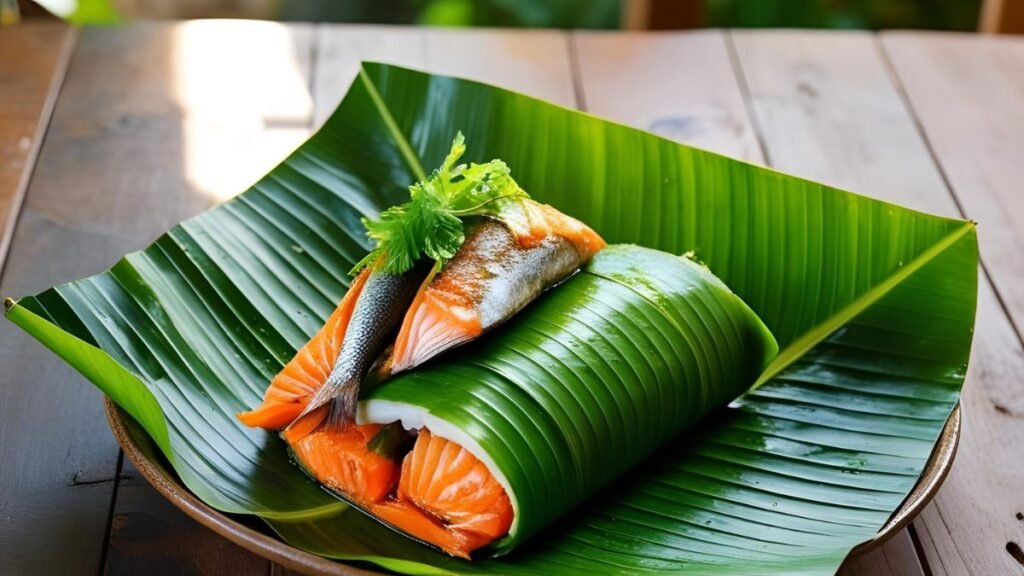 Peixe na Folha de Bananeira