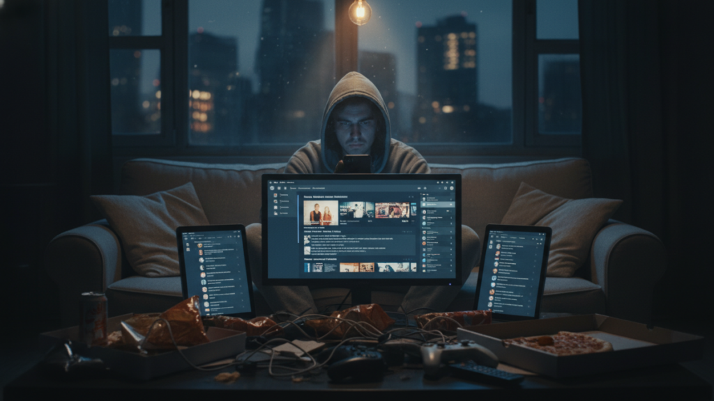 Excesso de telas e vida sedentária