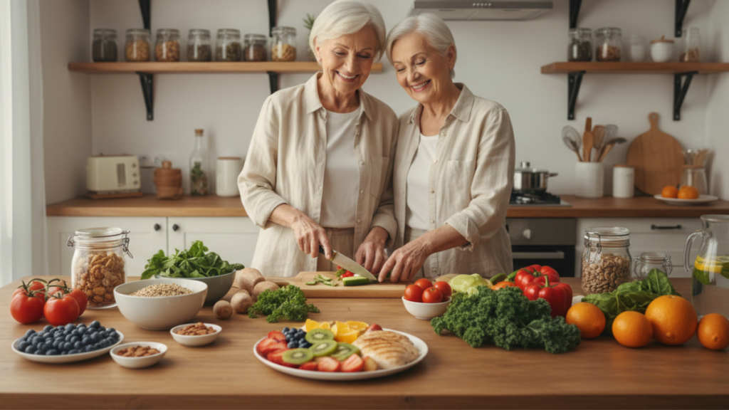 suporte muscular da terceira idade