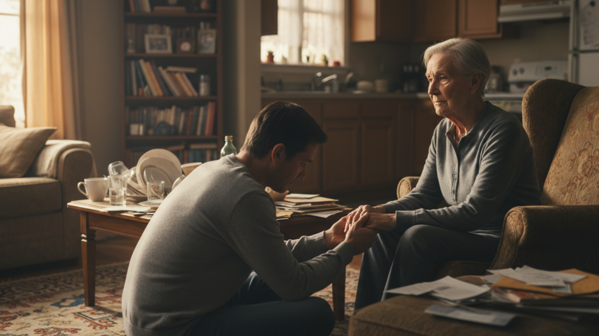 Idoso não pode morar sozinho