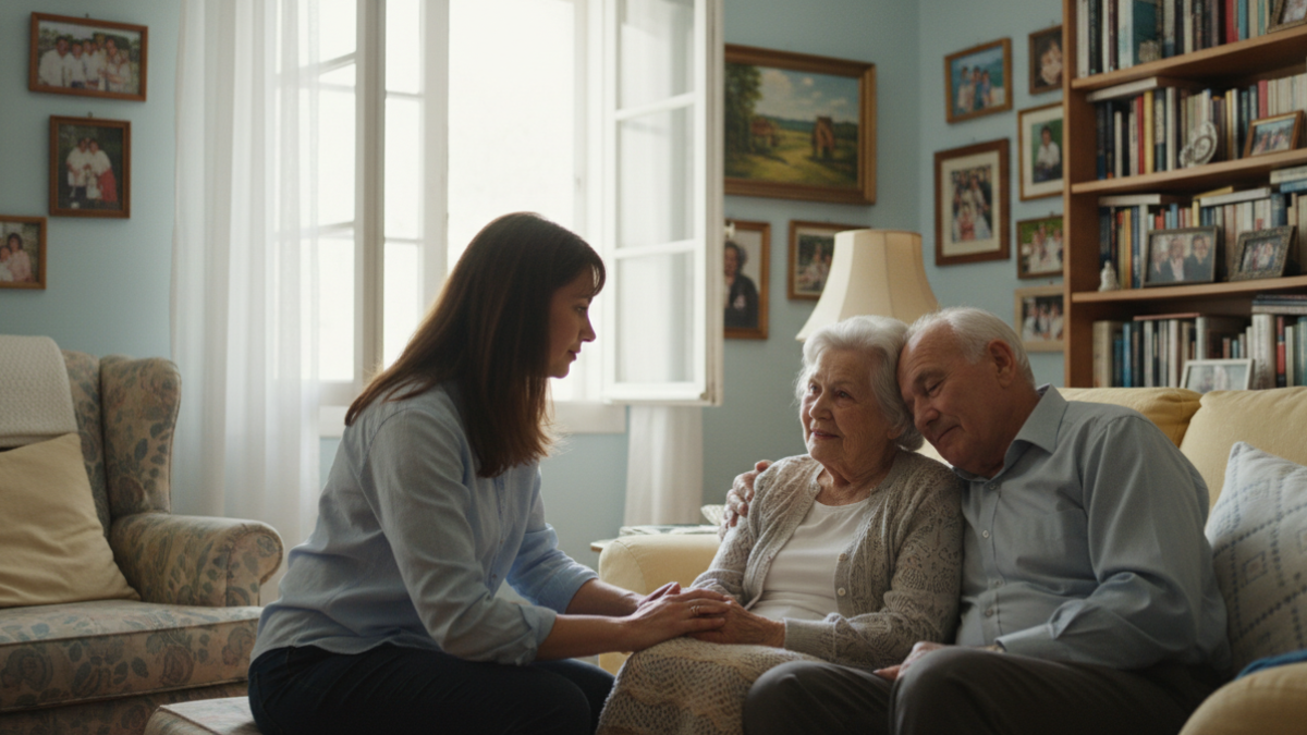Pais idosos precisam de ajuda